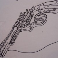 detail of revolver