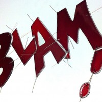 BLAM! red glass