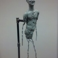 Just putting clay on the armature
